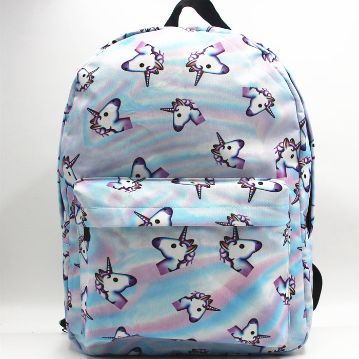 Wholesale Backpack Oxford Cloth Unicorn Print Large Capacity JDC-BP-Donglej004