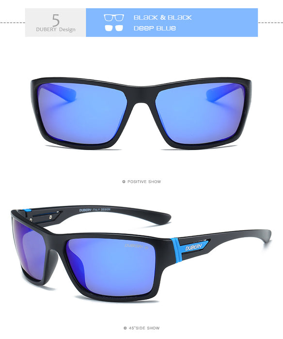 Gafas de sol de ciclismo deportivo al por mayor para hombres y mujeres HD polarizadas sin caja JDC-SG-TIEP004