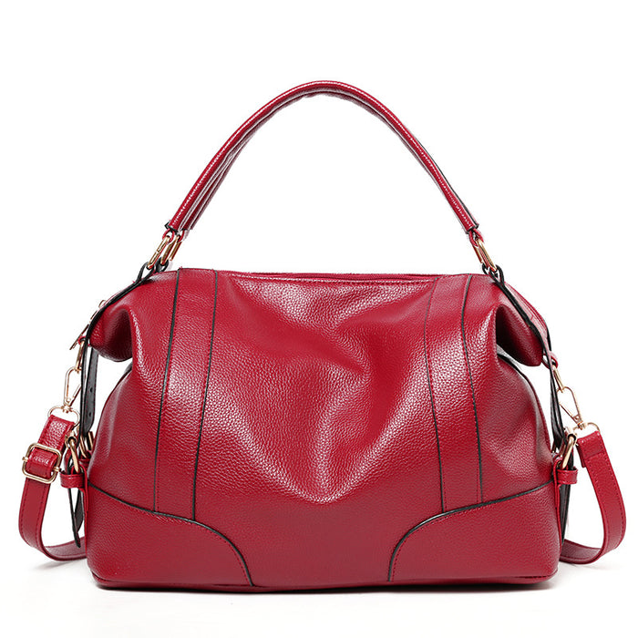 Wholesale Shoulder Bags Soft PU Leather Messenger Bag Handheld Large Capacity JDC-SD-Shunl014