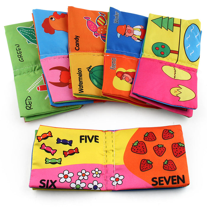 Wholesale Baby Stereoscopic Early Education Cloth Book 0-6 Months MOQ≥2 JDC-FT-XDYP002
