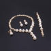 Jewelry WholesaleWholesale Alloy Diamond Pearl Necklace Earrings Ring Bracelet Set MOQ≥3 JDC-BT-XiS011 Bracelet 希世 %variant_option1% %variant_option2% %variant_option3%  Factory Price JoyasDeChina Joyas De China