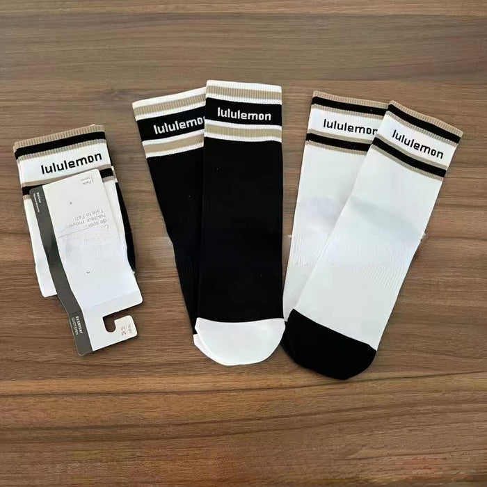 Wholesale   Nylon Yoga Socks 2pcs/set (F) MOQ≥4 JDC-SK-GFeng002