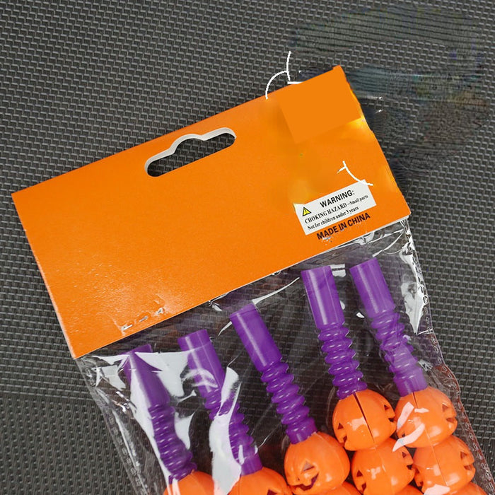 Wholesale Ornament Halloween Pumpkin Straws MOQ≥3 JDC-DCN-Zilin001