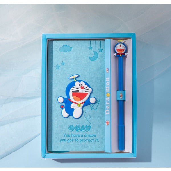 Wholesale Notebook Paper Cute Cartoon Ballpoint Pen Gift Set (S) MOQ≥2 JDC-NK-Qiniu008