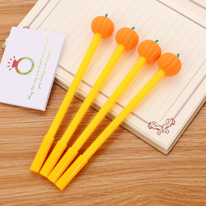 Wholesale Ballpoint Pen Plastic Golden Pumpkin Cartoon MOQ≥2 JDC-BP-Jiachu002