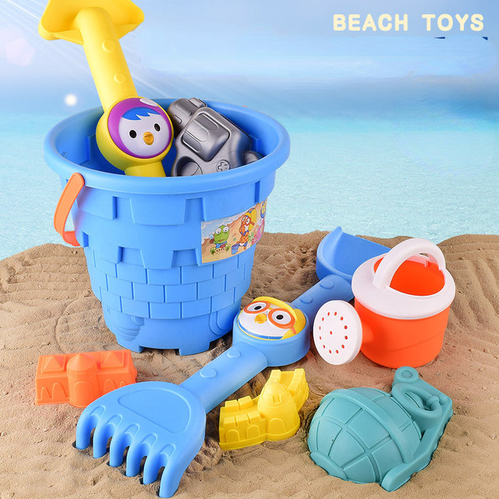 Wholesale Toys Kids Beach Toys Beach Bucket Hourglass Tool Set JDC-FT-WeiL003