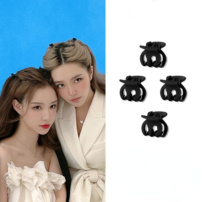 Wholesale hairpin plastic black small high ponytail MOQ≥2 JDC-HC-SD001