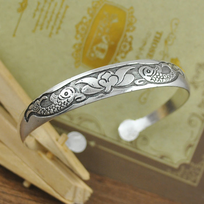 Jewelry WholesaleWholesale ethnic style retro carved open-ended Bracelets JDC-BT-YF003 Bracelet 友菲 %variant_option1% %variant_option2% %variant_option3%  Factory Price JoyasDeChina Joyas De China