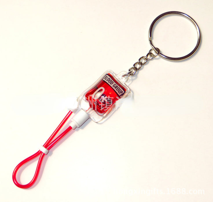 Wholesale Keychain Blood Bag PVC Random JDC-KC-BLHX003