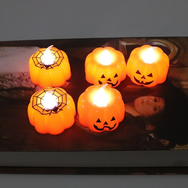 Luces de vela de calabaza de Halloween de PU (M） JDC-FT-Jinh001