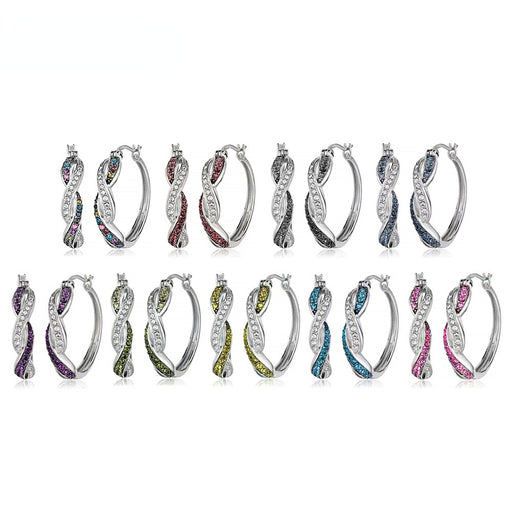 Jewelry WholesaleWholesale zircon color earrings JDC-ES-Mimeng036 Earrings 米萌 %variant_option1% %variant_option2% %variant_option3%  Factory Price JoyasDeChina Joyas De China