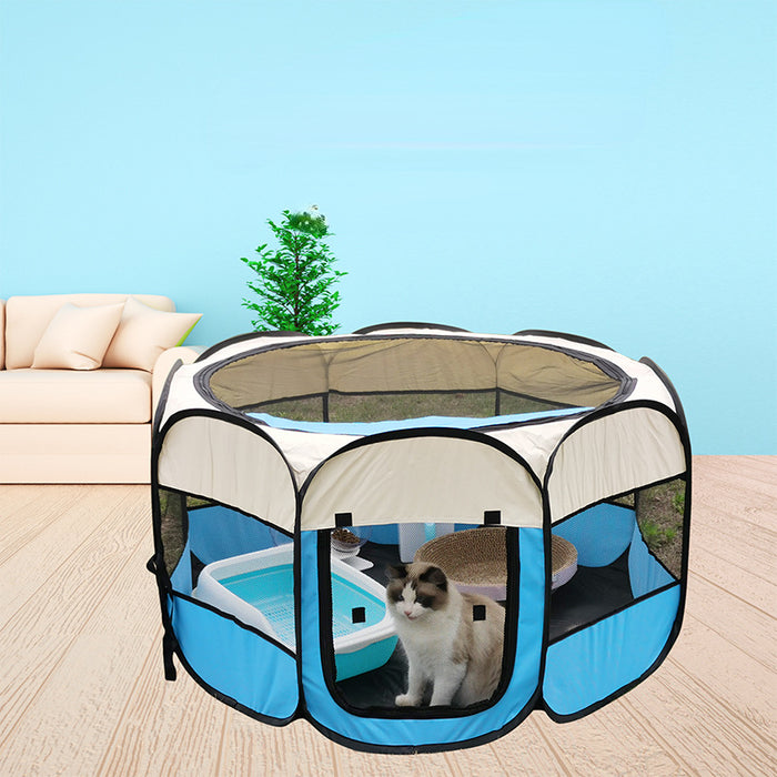 Wholesale Small Animal Outdoor Pens Hutches Oxford Cloth Pet Fence MOQ≥2 JDC-PD-NNT001