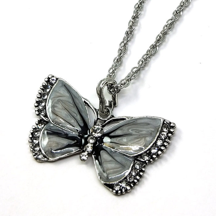 Wholesale Necklaces Alloy Ceramic Butterfly JDC-NE-LanT005