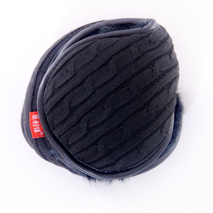 Wholesale Earmuffs Plush Back Wear Foldable Warm Knitted JDC-EF-JinML002