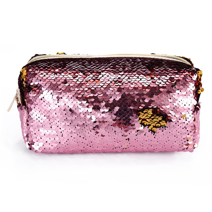 Wholesale Hand Zipper Cosmetic Bag Sequin Bag Student Coin Purse JDC-WT-SMS002