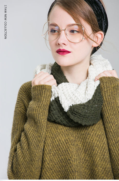 Lana de bufanda al por mayor algodón versátil de color cálido de color de invierno Bloqueo JDC-SF-PLY002