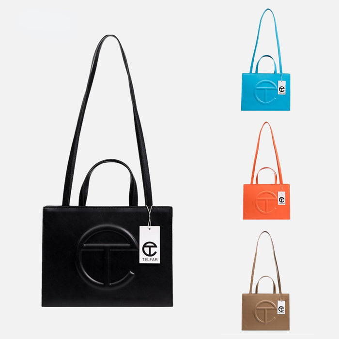 Wholesale Shoulder Bag PU Simple Shopping Bag Handheld Diagonal JDC-SD-Taiyun002