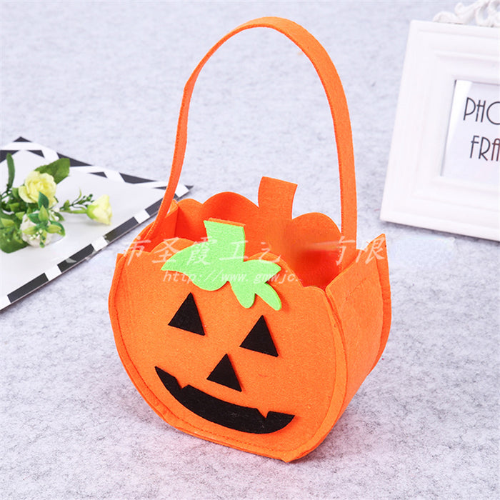 Wholesale Halloween Candy Bag Portable Pumpkin Bag Gift Bag Props Supplies MOQ≥2 JDC-HB-ShengX006