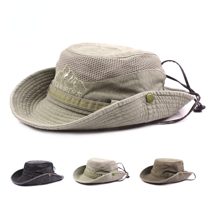 Wholesale Hat Cotton Summer Outdoor Shade Bucket Hat MOQ≥2 JDC-FH-XianJ001