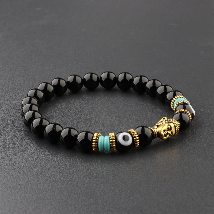 Buda de Buda al por mayor Buda Boads Power Stone Pulsera elástica Beads JDC-BT-DUOW001