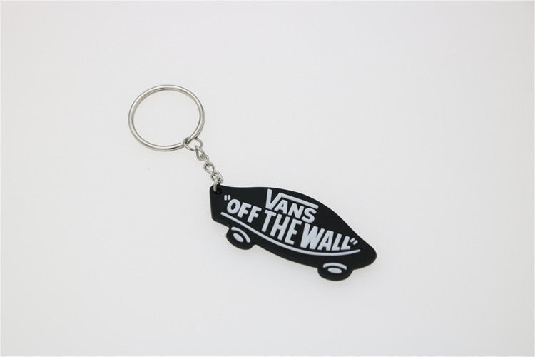 Wholesale Keychain Silicone Double Sided Double Sided Pattern Pendant MOQ≥10 (F) JDC-KC-GWF005