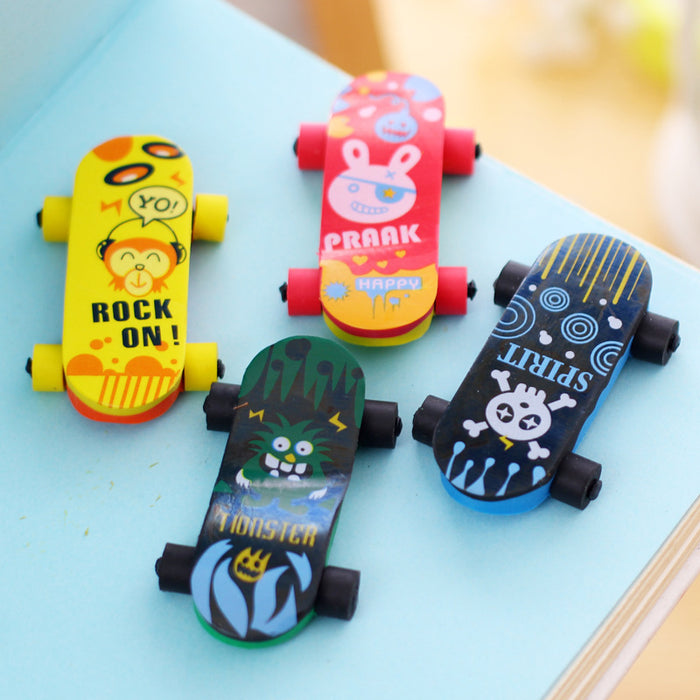 Wholesale Rubber Skateboard Eraser Giveaway MQO≥2 JDC-ERA-Qibo002