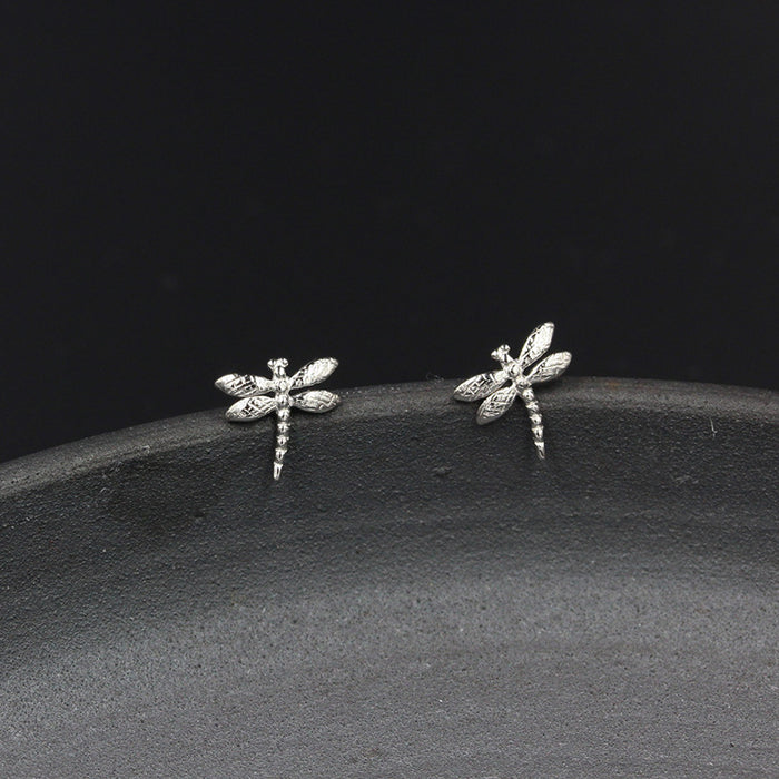 Pendientes al por mayor Pendientes de pernos de libélulas de plata JDC-ES-Congz032