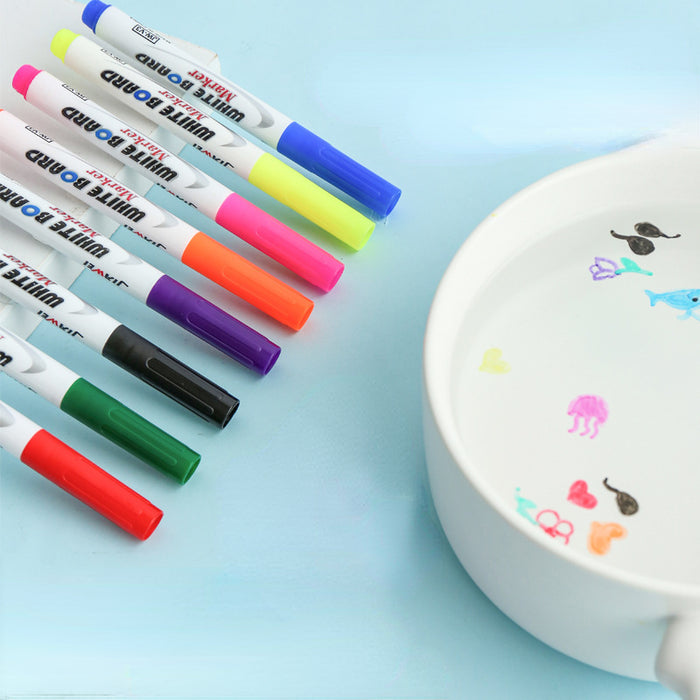 Wholesale Cartoon Plastic Erasable Watercolor Pen Floating Pen MOQ≥2 JDC-BP-Zhimei002