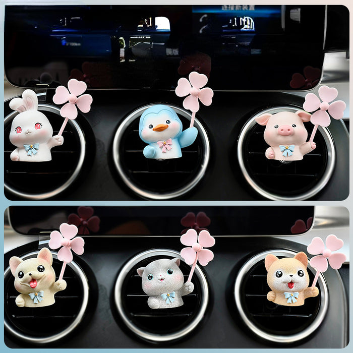 Wholesale Car Accessories Resin Cute Cartoon Air Outlet Perfume Clip JDC-CA-XZH001