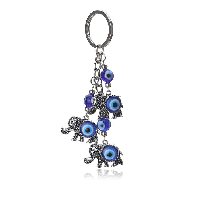 Jewelry WholesaleWholesale blue eye keychain JDC-KC-baiding002 Keychains 佰定 %variant_option1% %variant_option2% %variant_option3%  Factory Price JoyasDeChina Joyas De China