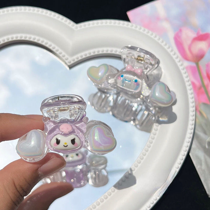 Wholesale plastic cute glitter jelly love cartoon（M）MOQ≥2 JDC-HC-BL0016