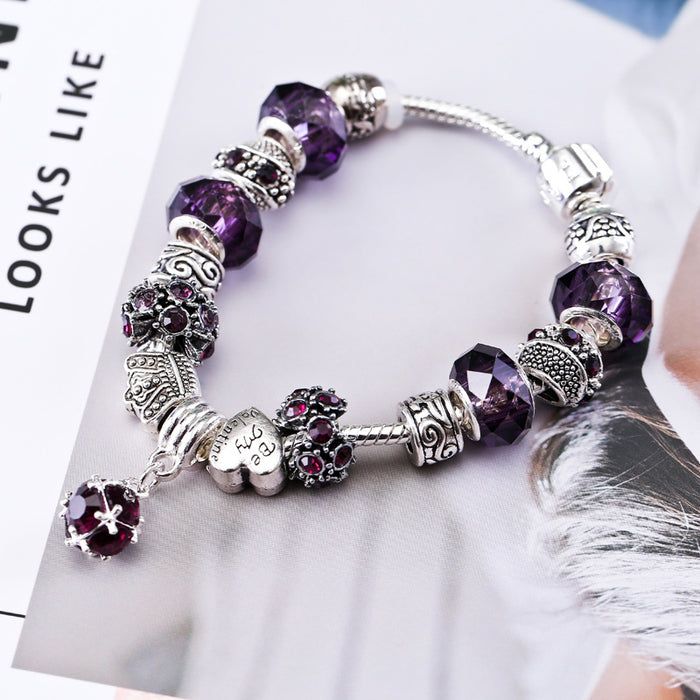 Wholesale Bracelet Alloy Glass Beads Beaded MOQ≥2 JDC-BT-YongY020