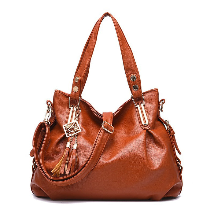 Wholesale Shoulder Bags Soft PU Leather Messenger Bag Handheld Large Capacity JDC-SD-Shunl013