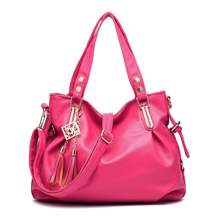 Wholesale Shoulder Bags Soft PU Leather Messenger Bag Handheld Large Capacity JDC-SD-Shunl013