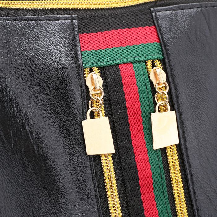 Wholesale Backpack PU Ribbon Can Be One-Shoulder Diagonal JDC-BP-Zihui001