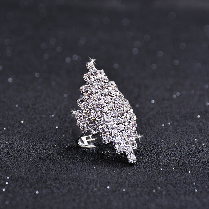 Anillos al por mayor anillo de diamantes de diamante accesorios para novia de novia MOQ≥3 JDC-RS-BIS001