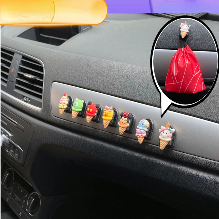 Wholesale Car Accessories PVC Color Ice Cream Interior Hook Decoration JDC-CA-ZNYK013
