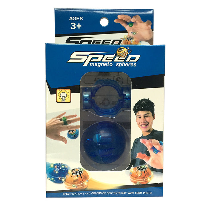Wholesales toy Fingertip Magnetic Ball Luminous Magnetic Induction Gyro MOQ≥3 JDC-FT-LeGuan003