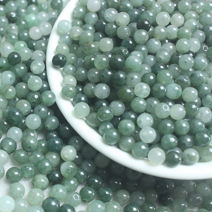 Wholesale Random 6mm Natural Jade Beads DIY Accessories JDC-DIY-XiY001