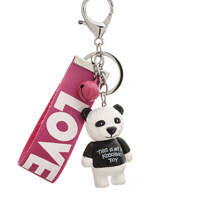 Wholesale cartoon bear key chain MOQ≥3 JDC-KC-TongY005
