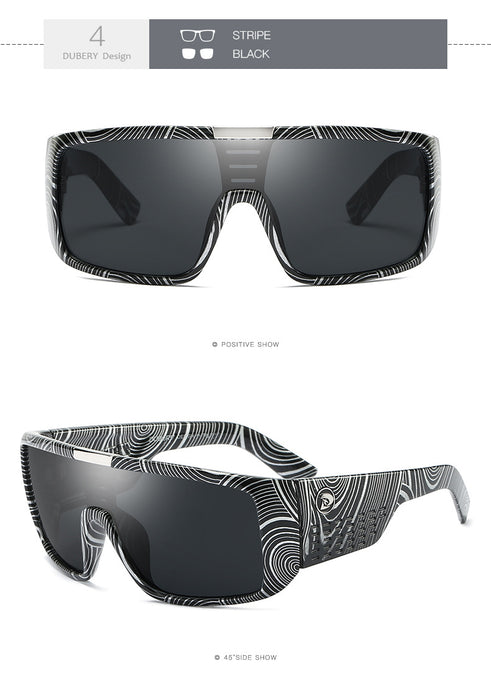 Wholesale One Piece Wide Leg Cycling Sports UV Protection Sunglasses without box JDC-SG-TieP003