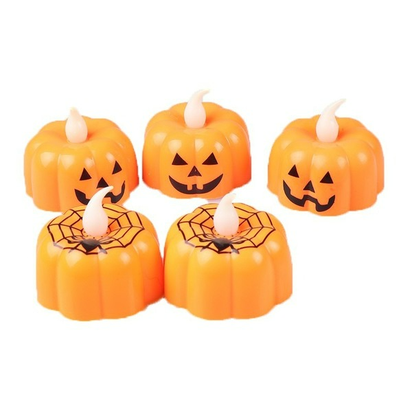 Wholesale PU Halloween Pumpkin Candle Lights (M）JDC-FT-JinH001