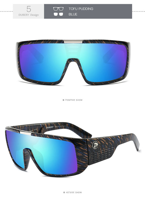 Gafas de sol de protección UV de ciclismo de pierna ancha de una pieza al por mayor sin caja JDC-SG-TIEP003