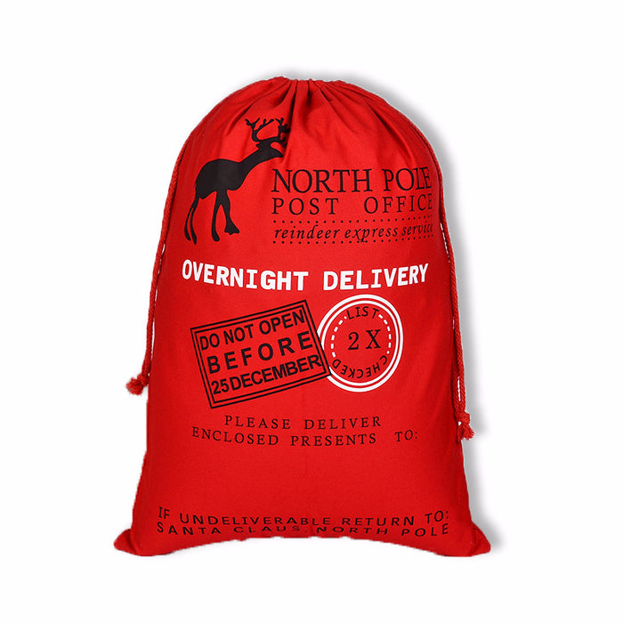 Bolsa de regalo al por mayor Maticares de la navidad Bag Red Old Man Elk Christmas Bag MOQ≥5 JDC-GB-HAIK003