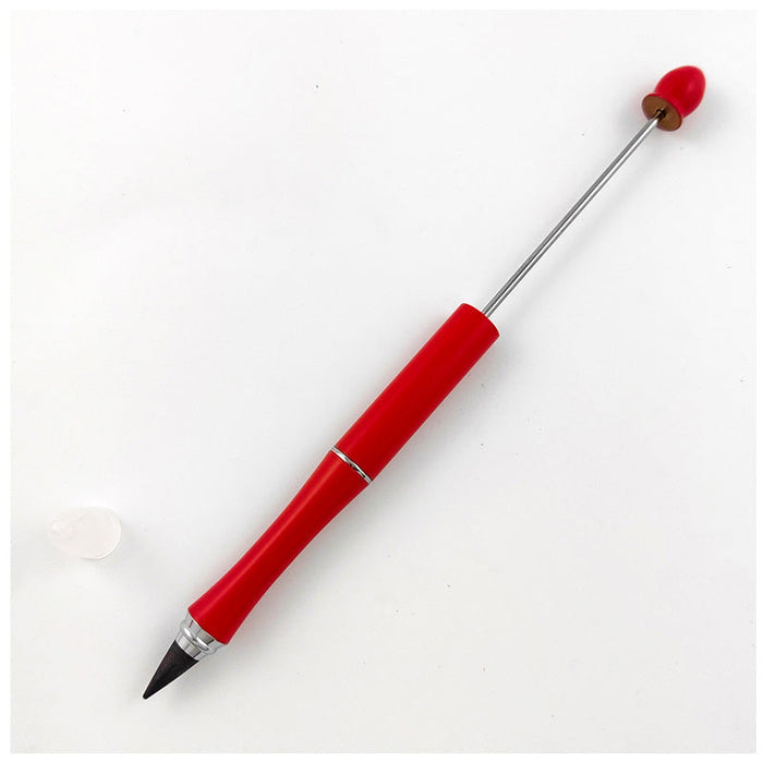 Wholesale Beadable Pens DIY Metal  Pencil With Eraser JDC-BP-BF002