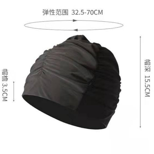 Wholesale Nylon Pleated Swim Cap MOQ≥10 JDC-SC-Junt001