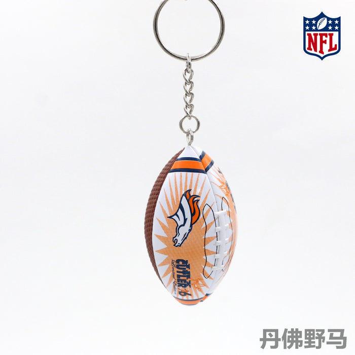 Wholesale Keychain PVC PU American Football Periphery Rugby MOQ≥5 JDC-KC-QPH003