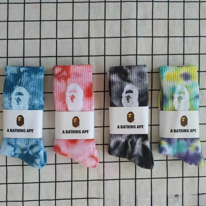 Wholesale Random Cotton Medium Tall Socks (F) MOQ≥5 JDC-SK-GFeng004