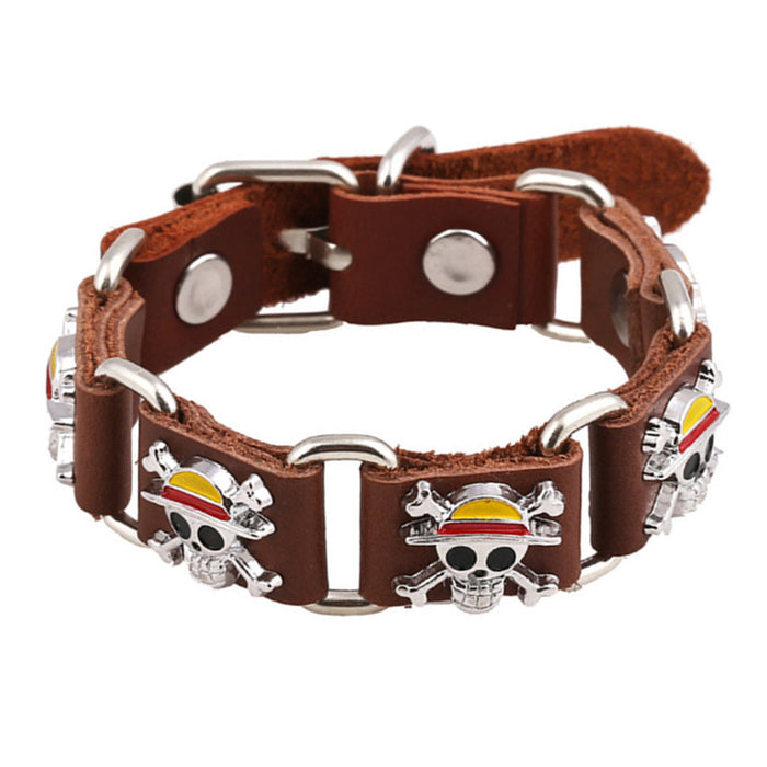 Wholesale Leather Bracelet Two Colors Available Leather Bracelet JDC-BT-SaiH014