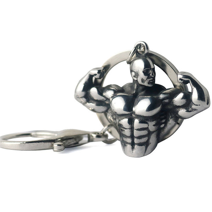 Wholesale Keychains Alloy Muscle Guy Fitness JDC-KC-Chenhan001
